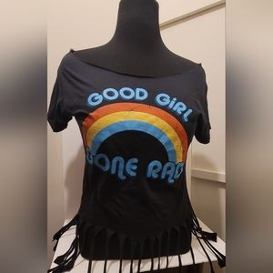 Good Girl Gone Bad Distressed T-shirt